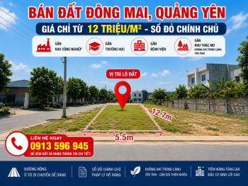 Bán đất tại phường quảng yên