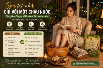 Spa tại nhà chỉ với một chậu nước – Bí quyết thư giãn mỗi ngày, tiết kiệm mà vẫn chăm sóc sức khỏe toàn diện